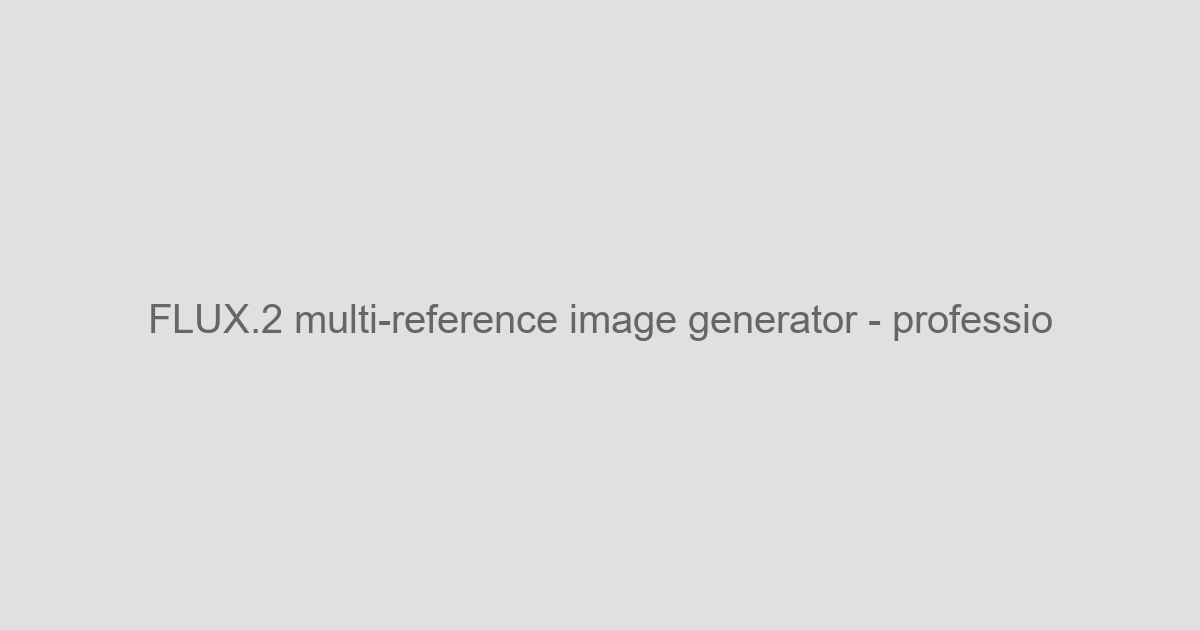 FLUX.2 Multi-Reference Image Generator - Create Consistent AI Art - AI Core Brand Tools Tool Screenshot