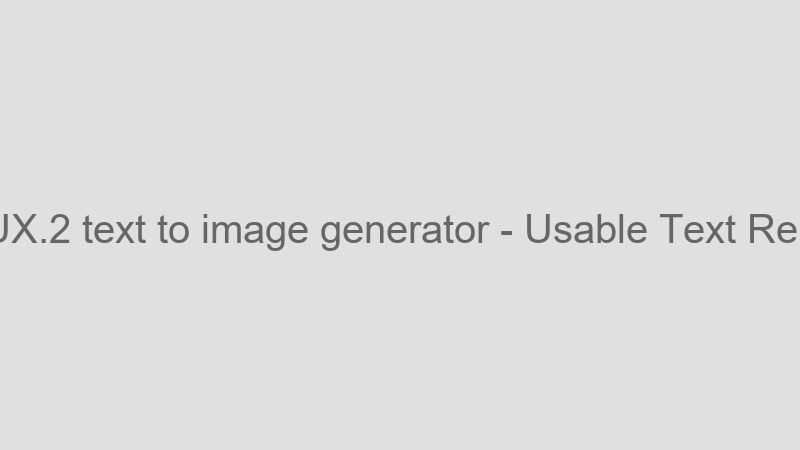 Usable Text Rendering