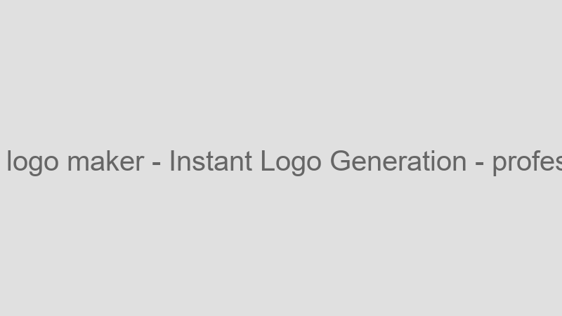 Instant Logo Generation