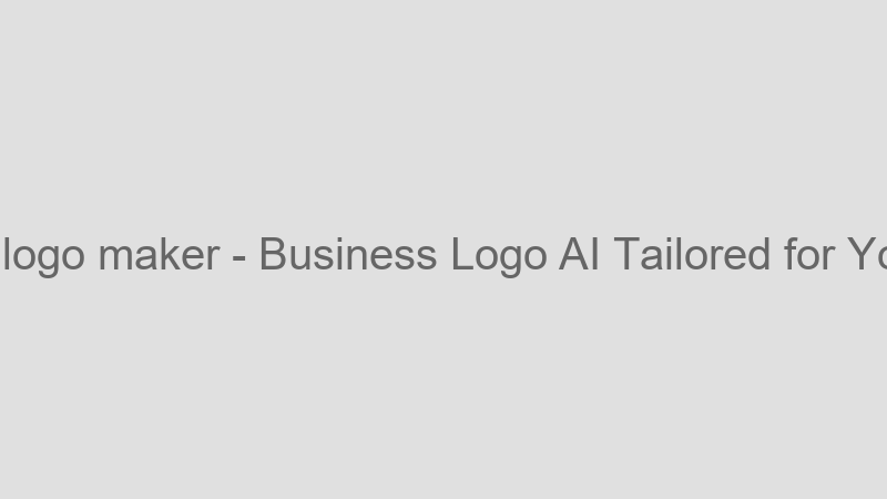 Business Logo AI Tailored for You