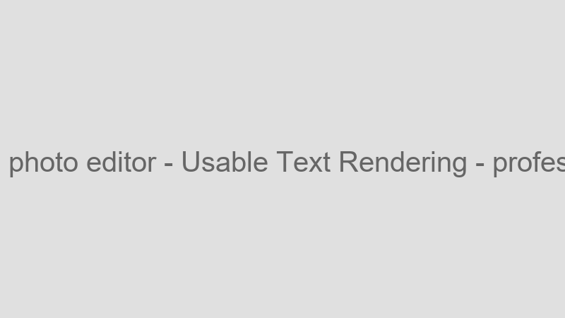 Usable Text Rendering
