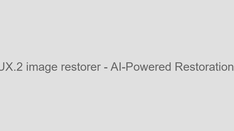 AI-Powered Restoration