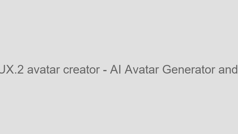 AI Avatar Generator and Image Editing