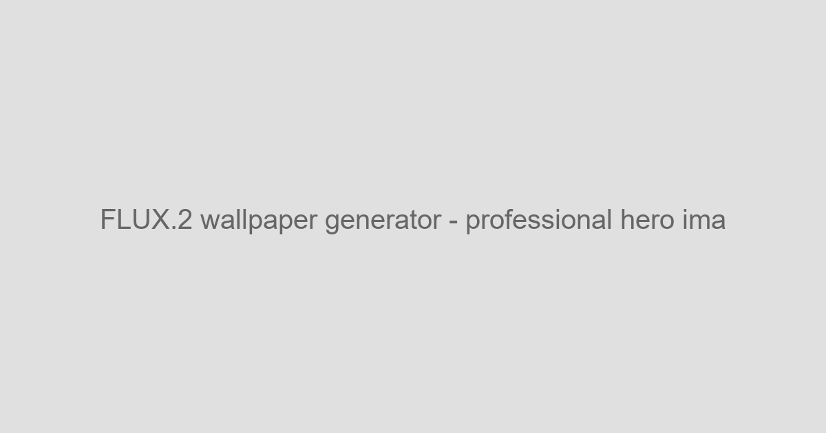 FLUX.2 Wallpaper Generator - Create Stunning AI Wallpapers - AI Output Type Tools Tool Screenshot