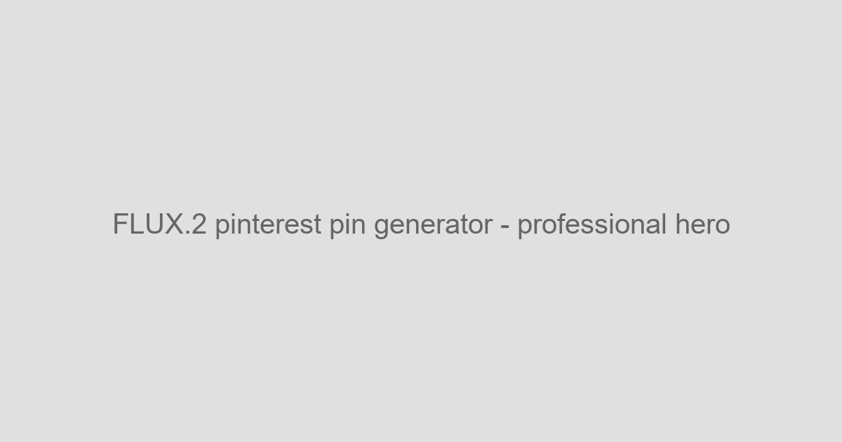 FLUX.2 Pinterest Pin Generator - Create Engaging Pins with AI - AI Scene/Platform Tools Tool Screenshot