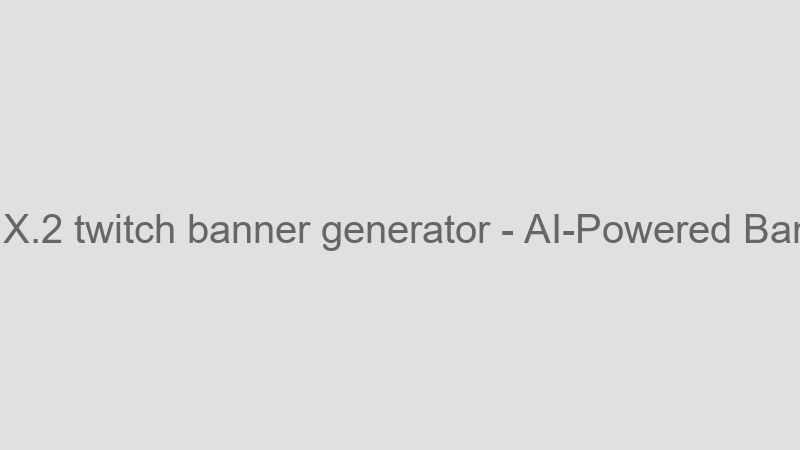 AI-Powered Banner Creation
